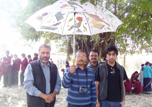 nature foundation india at okhla bird sanctuary Birds umbrella at Okhla