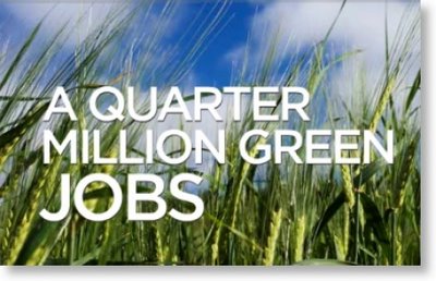 Quarter Million Green Jobs