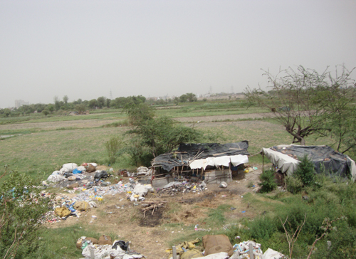 A Slum on Yamuna Floodplain