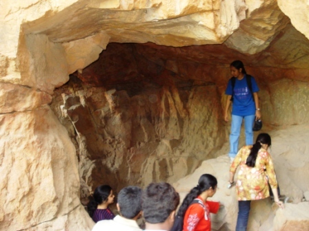 Caves in JNU