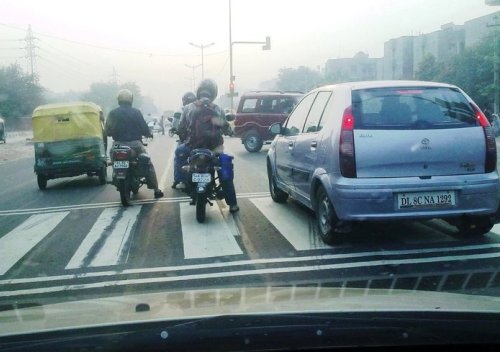 Delhi Traffic Police no facebook
