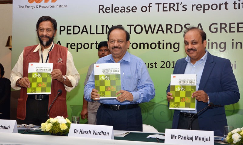 Peddling Towards A Greener India – Report Released by Dr. Harsh Vardhan