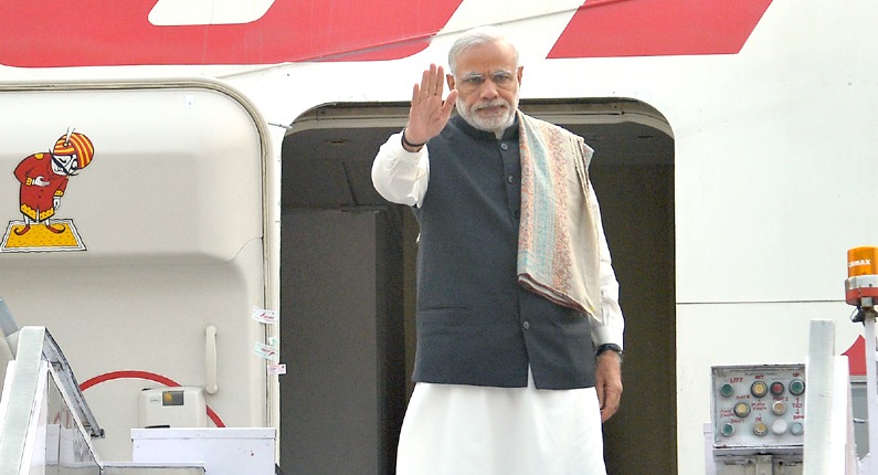Prime Minister Narendra Modi Leaves for Paris Conference