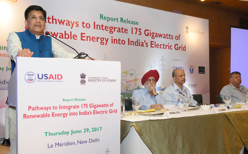 Release of Report on Integrating 175 Gigawatt Renewable Energy in India