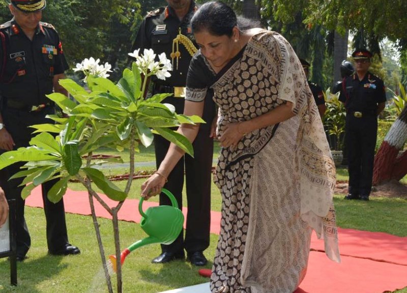 Defence Minister Smt. Nirmala Sitharaman on the Green Path