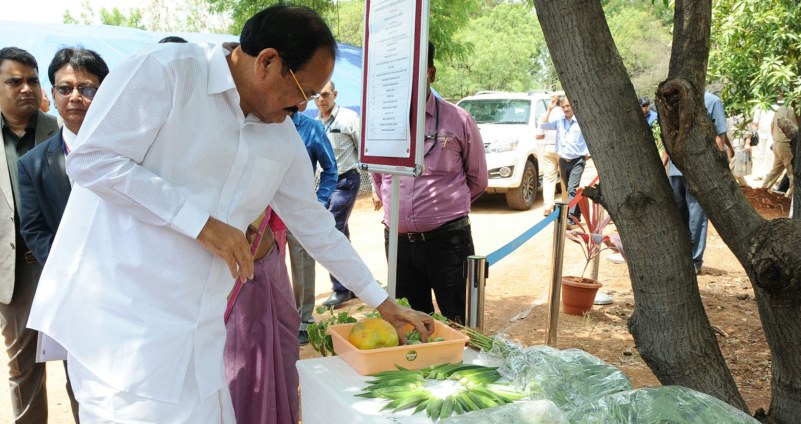 Hon’ble Vice President Inspects Urban Greening at MANAGE, Hyderabad