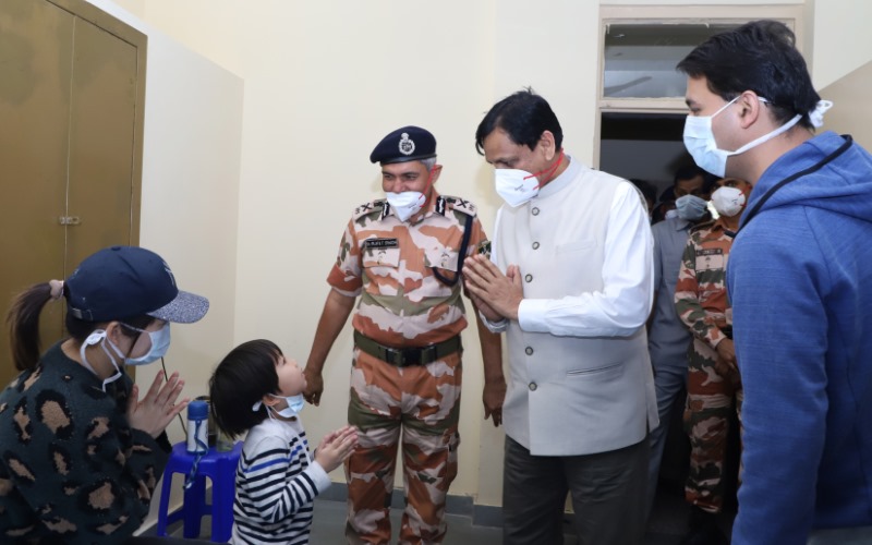 Coronavirus Quarantined Indians Vacate ITBP Camp at Delhi