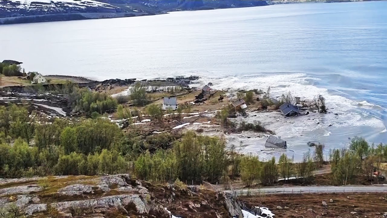Watch: Sea-level Rise Swallows Norway Homes