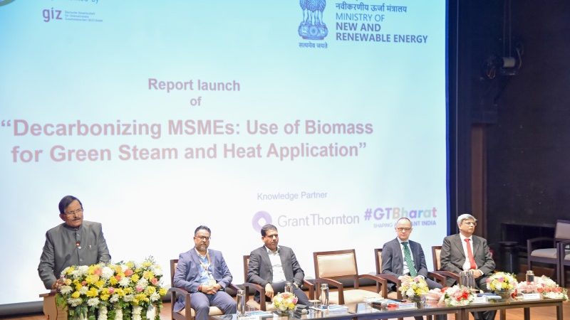 RE Minister Addresses Decarbonizing MSME Report Launch