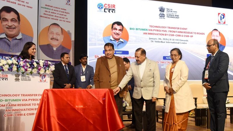 Ministers Grace Farm Residue to Road Tech Transfer