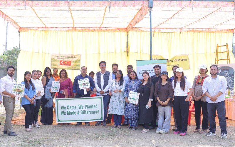 PNBISL x DG tree plantation under Greening Delhi for the Future initiative