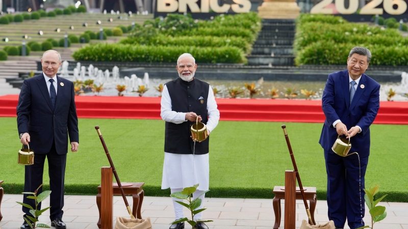 World Leaders Plant Sapling During BRICS 2026
